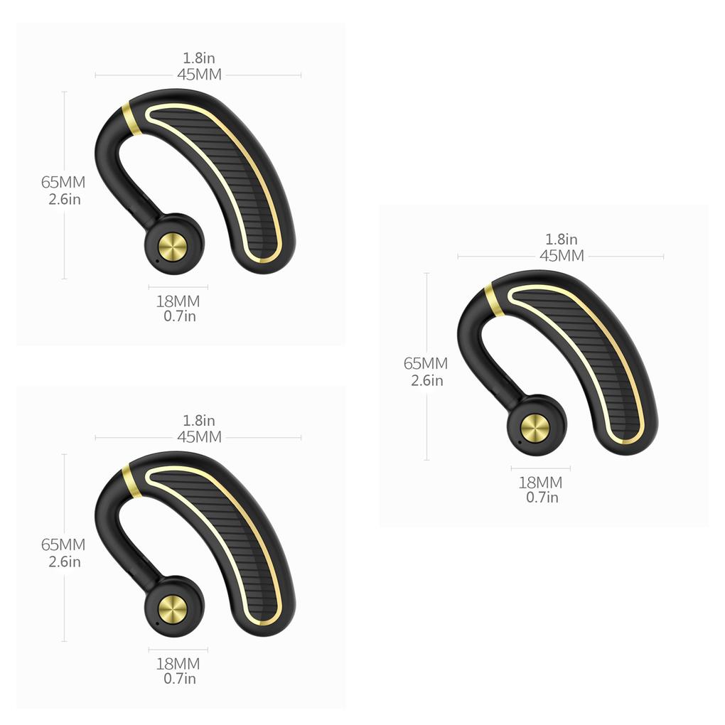 1 2 3 TOP TECH K21 Business Earphone Sweatproof Wireless V4.1