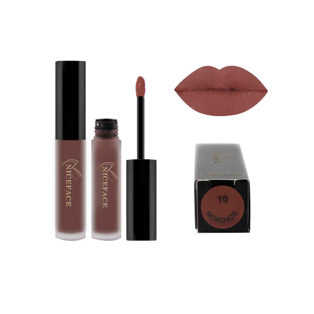 1/2/3 NICEFACE 26 Colors Lip Gloss Waterproof Matt Matte Long Lasting Lips - Picture 21 of 27