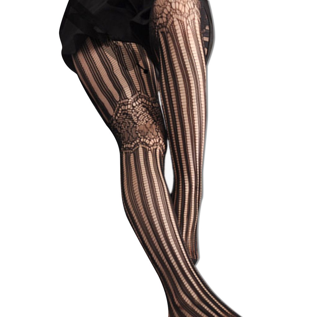 1/2/3 Womens Mesh Flower Pattern Stockings Lace Hollow Pantyhose Tights - Picture 33 of 37