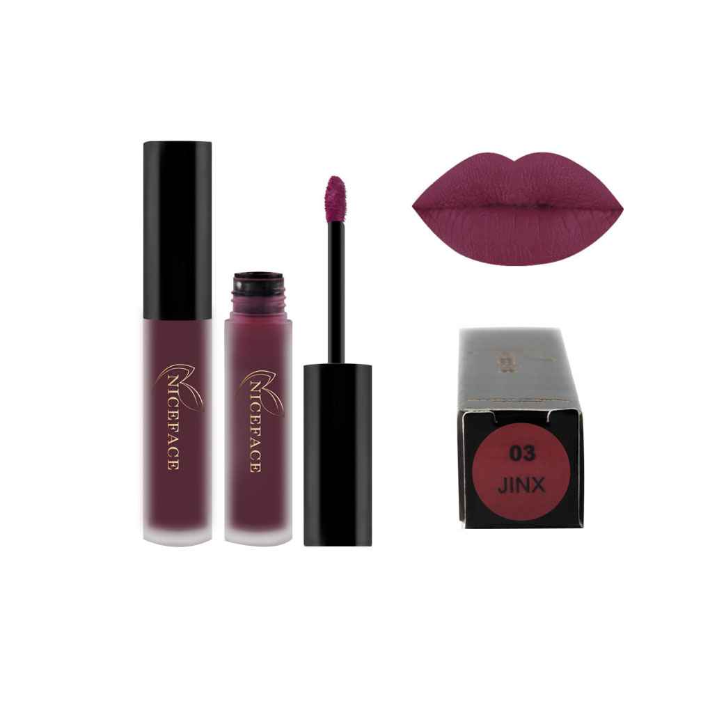 1/2/3 NICEFACE 26 Colors Lip Gloss Waterproof Matt Matte Long Lasting Lips - Picture 16 of 27