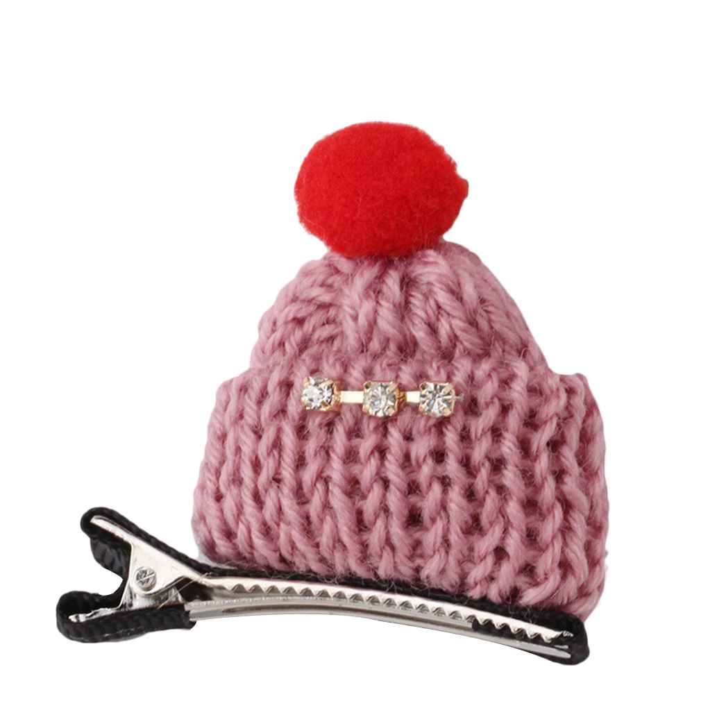 1/2/3 Cap Shaped Hat Hair Clips Hair Accessories Head Wear Knitted Hairpins - Picture 23 of 24