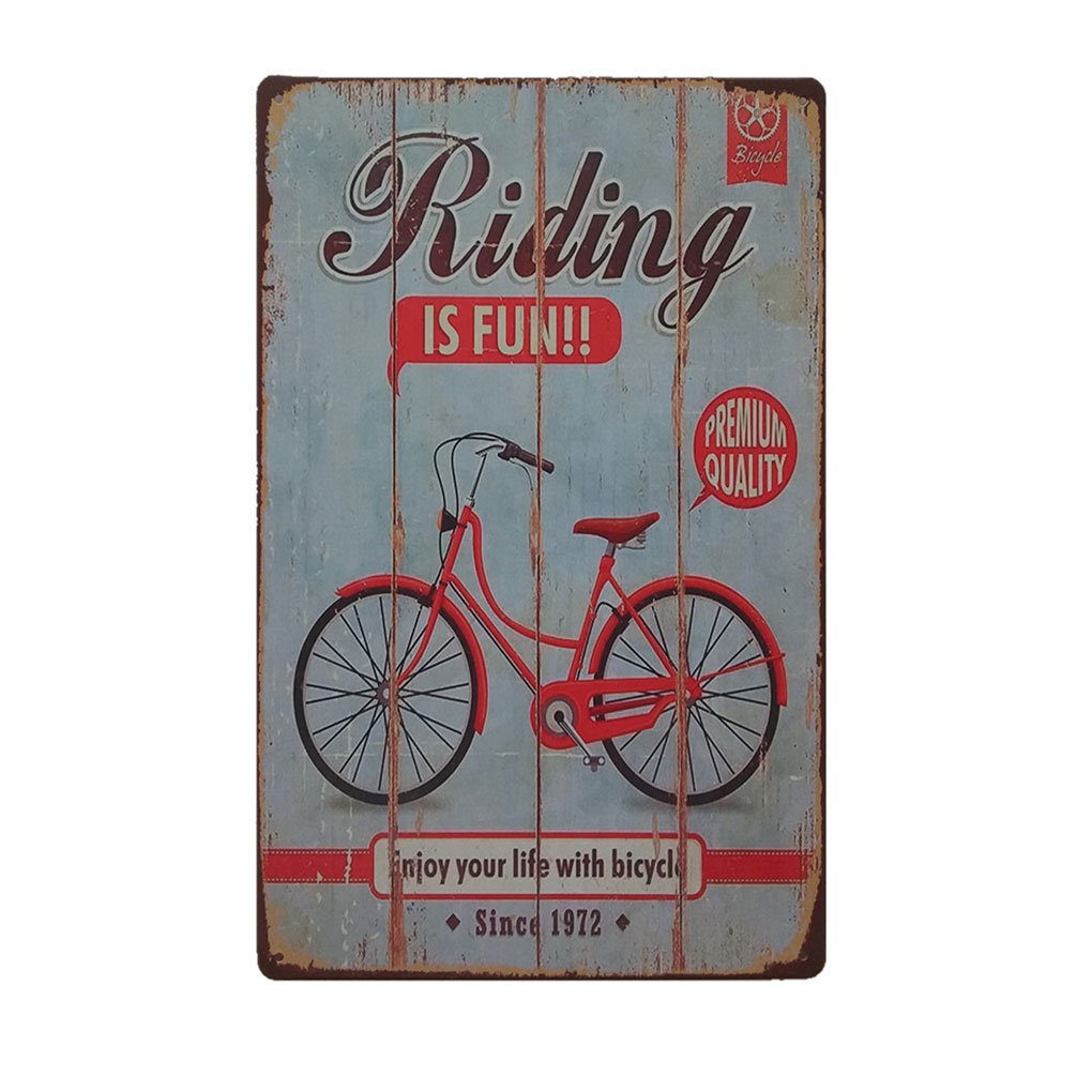 Vintage Retro Iron Wall Decors Car Motorcycle Poster Sign Plaque Home Livingroom - Picture 12 of 23