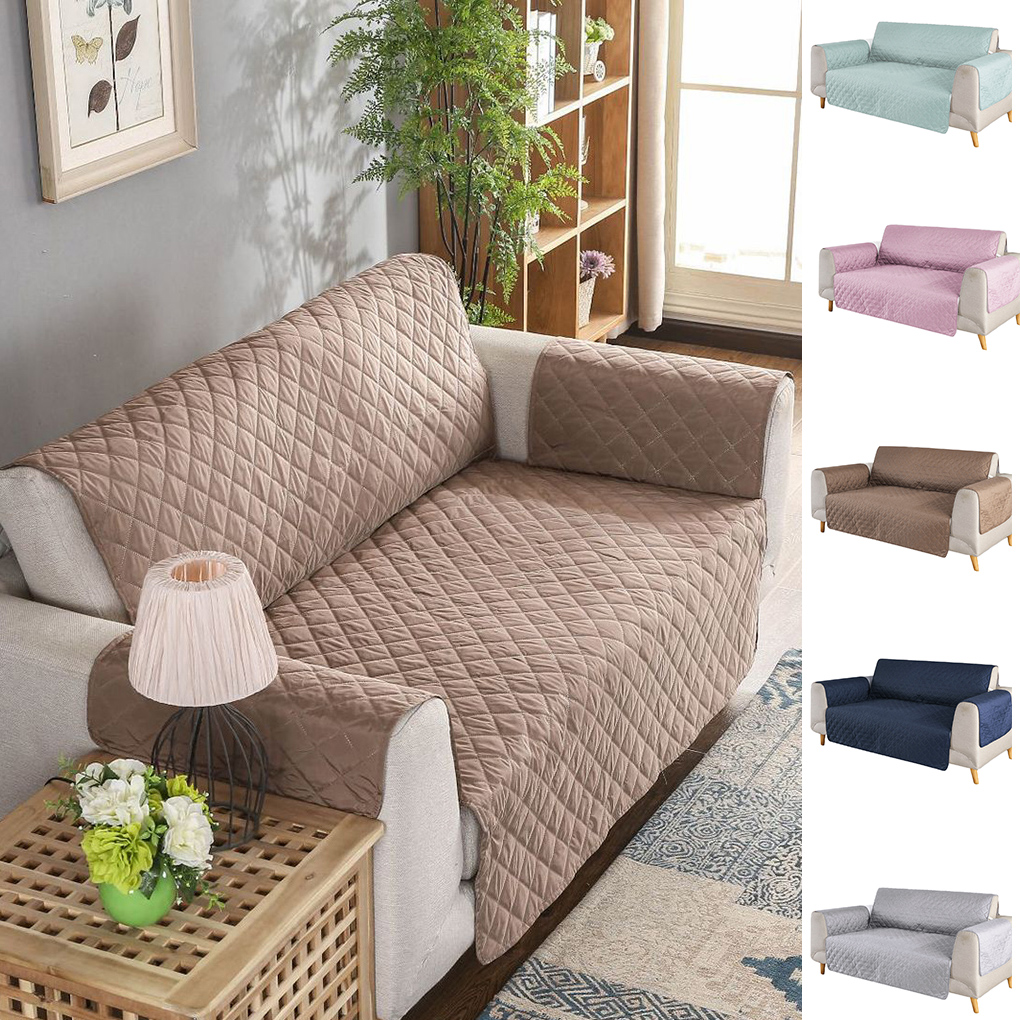 Quilted Waterproof Sofa Slip Cover Anti Slip Pet Furniture Sofa Protector - Picture 7 of 11