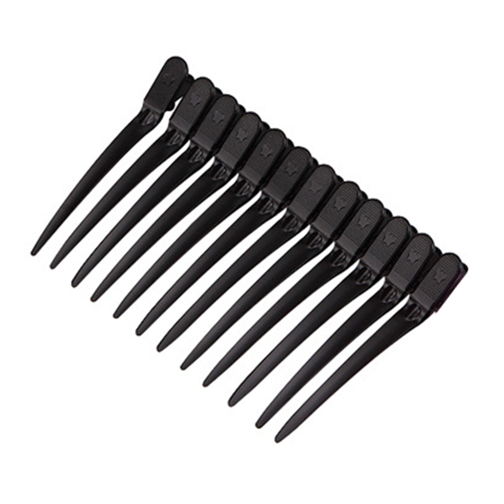 12pcs/set Hairdressing Salon Hair Grip Clips Sectioning Barrettes Hairdresser - Picture 9 of 10