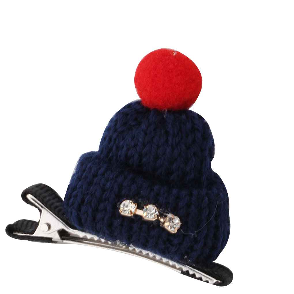 1/2/3 Cap Shaped Hat Hair Clips Hair Accessories Head Wear Knitted Hairpins - Picture 24 of 24