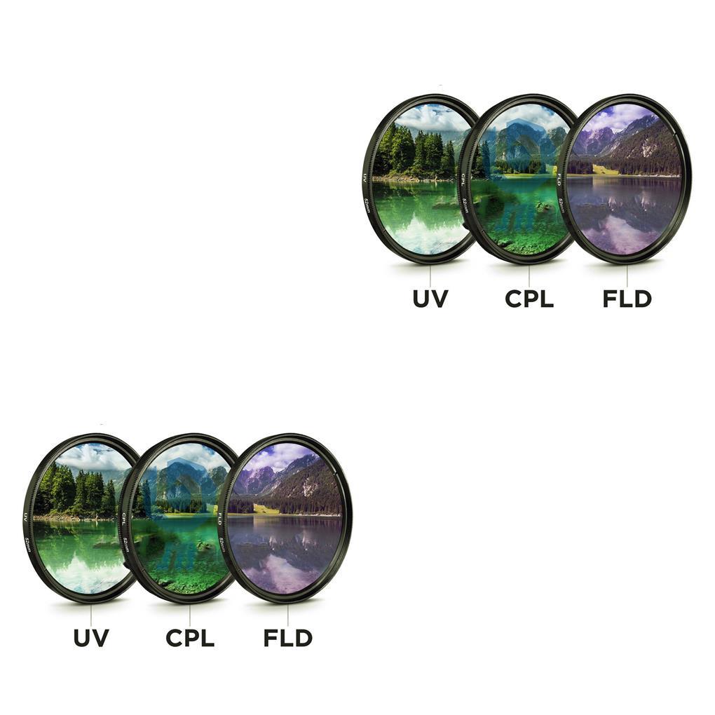 1/2/3 3 Pcs Lens Filter with Bag Camera Protector Circular Polarizer Carrying - Picture 14 of 36