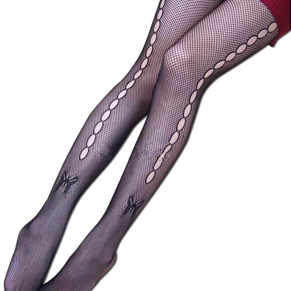 1/2/3 Womens Mesh Flower Pattern Stockings Lace Hollow Pantyhose Tights - Picture 37 of 37