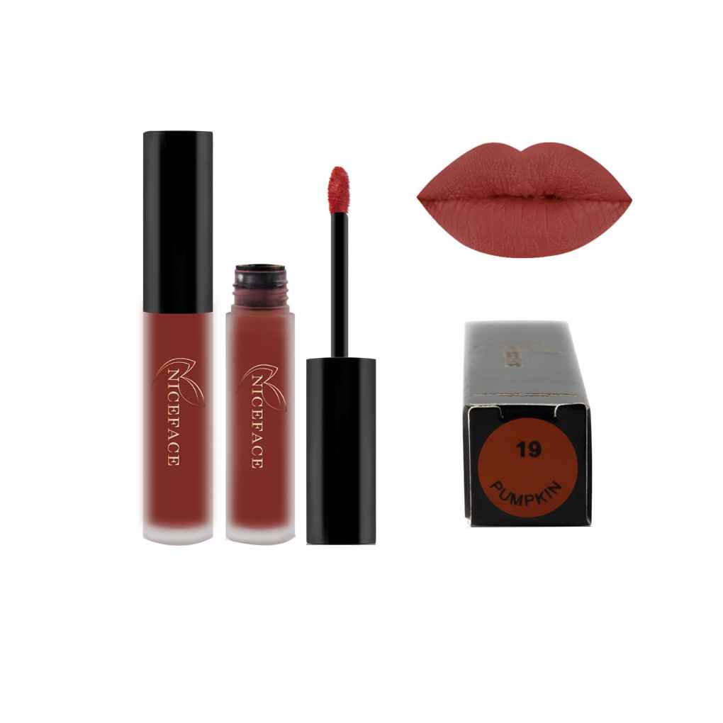 1/2/3 NICEFACE 26 Colors Lip Gloss Waterproof Matt Matte Long Lasting Lips - Picture 25 of 27