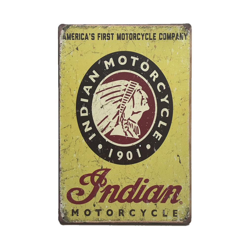 Vintage Retro Iron Wall Decors Car Motorcycle Poster Sign Plaque Home Livingroom - Picture 9 of 23