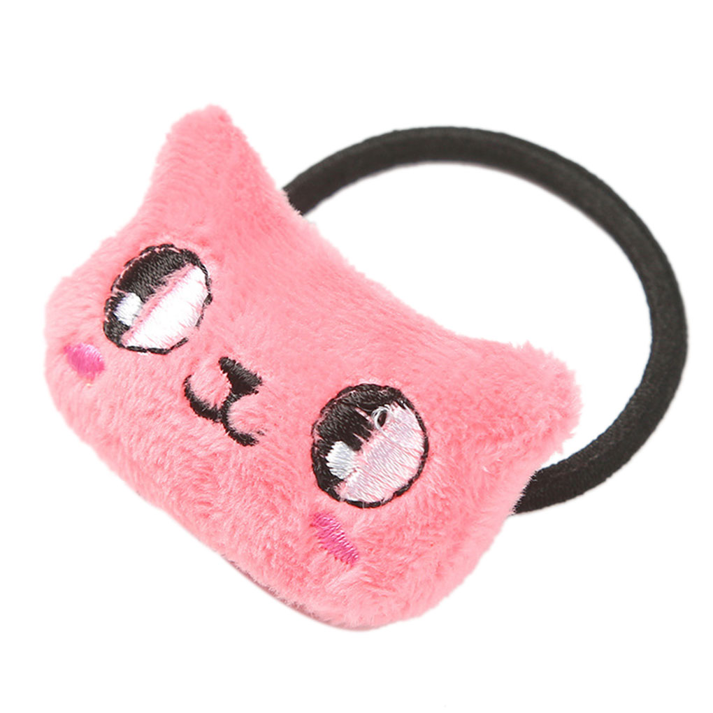 Kids Girls Headdress Lovely Children Women Cartoon Hair Rope Tie Plush Fruit - Picture 15 of 15