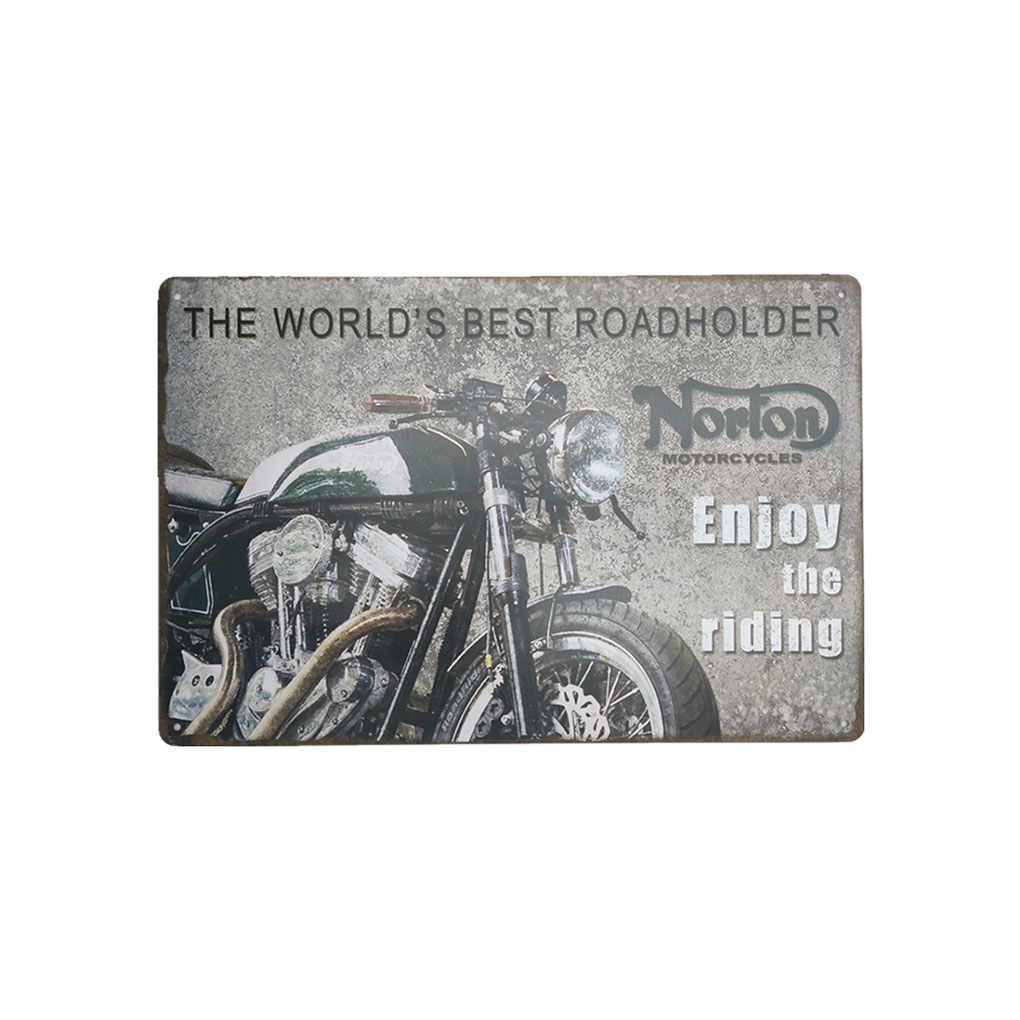 Vintage Retro Iron Wall Decors Car Motorcycle Poster Sign Plaque Home Livingroom - Picture 15 of 23