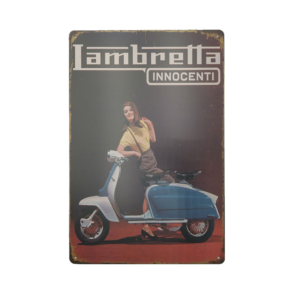 Vintage Retro Iron Wall Decors Car Motorcycle Poster Sign Plaque Home Livingroom - Picture 16 of 23