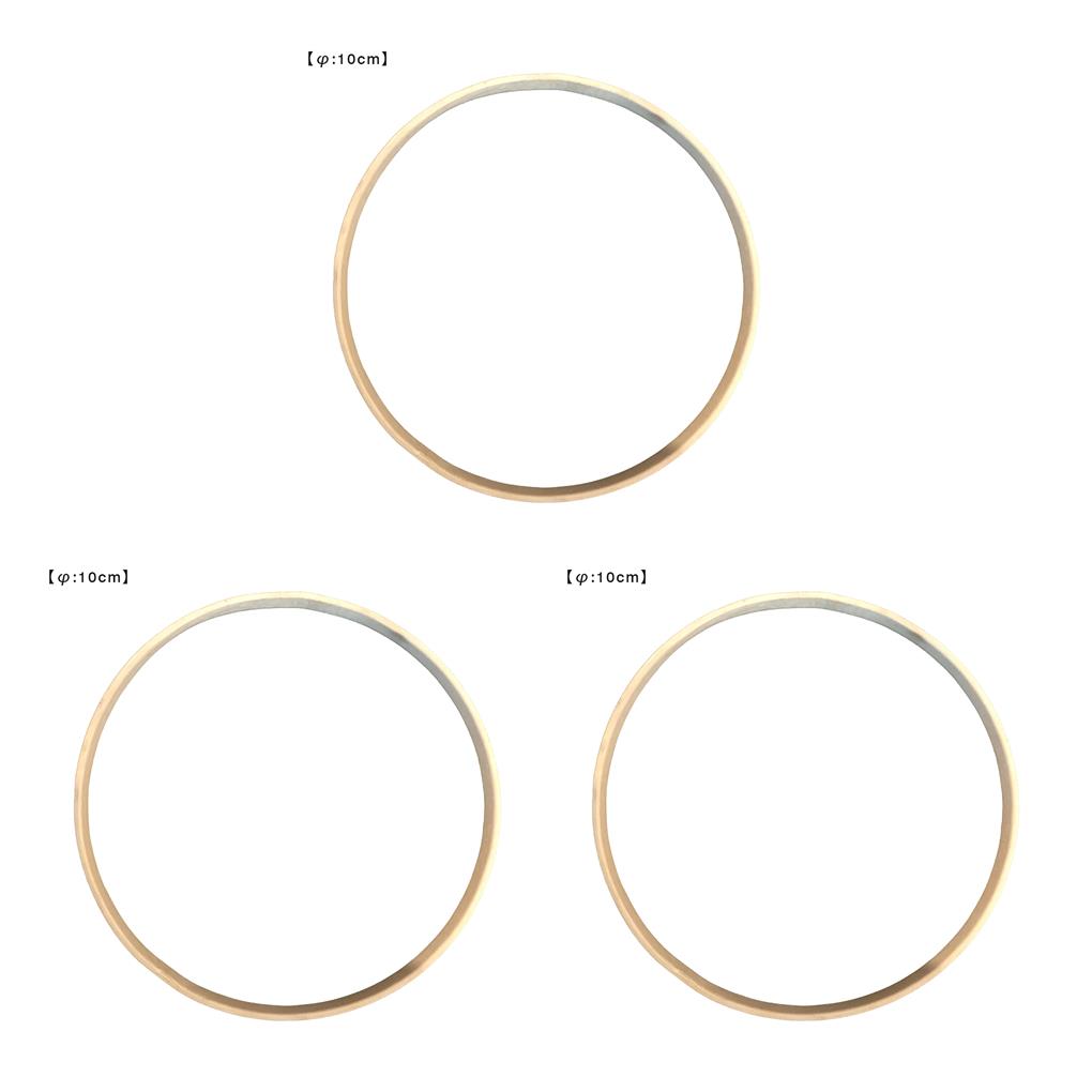 1/2/3 Carillon éolien en bambou à faire soi-même, cercle d'éventail, - Imagen 14 de 18