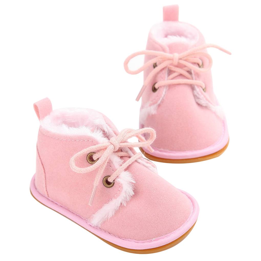 Winter Infant Shoes for Boots Unisex Baby Boys Girls Warm Cotton Anti-Slip First
