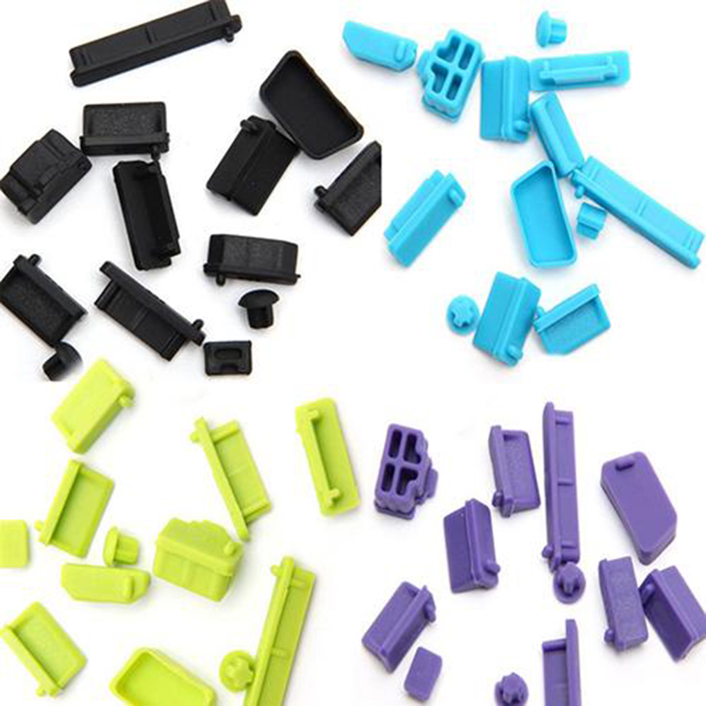 1/2/3 13X Laptop Silicone Plug Port Cover Ports Stopper Anti-poussière - 第 13/13 張圖片