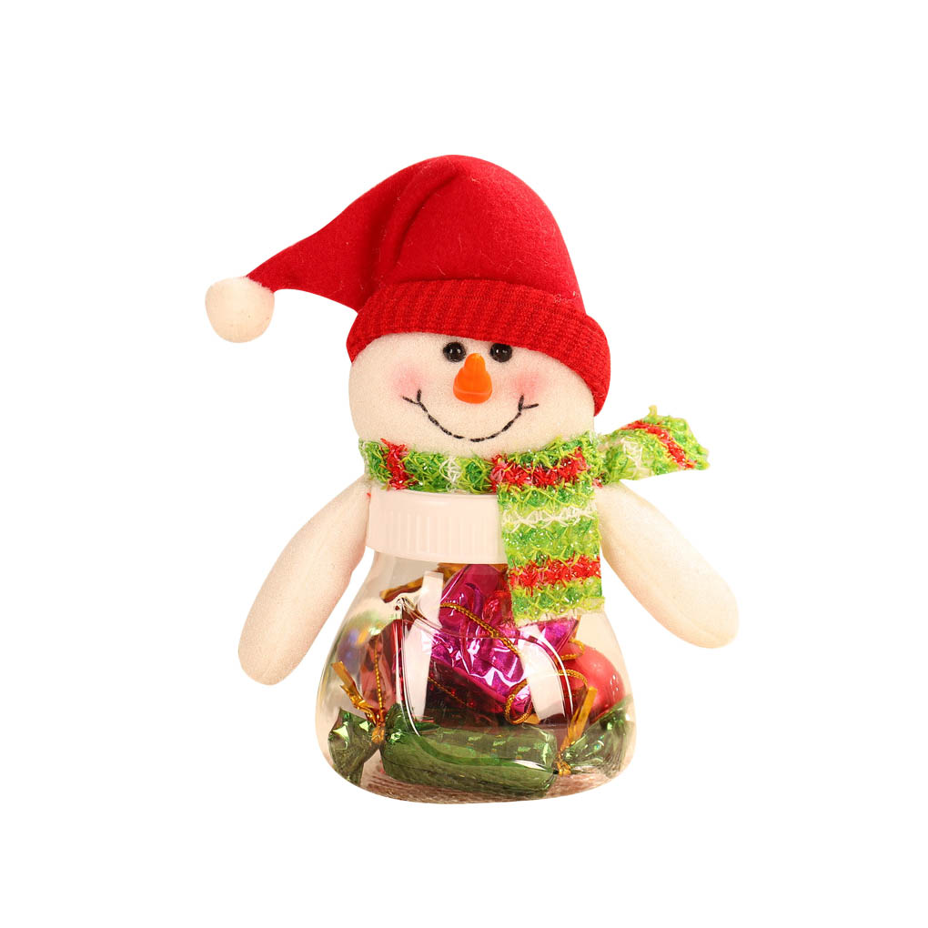 1/2/3 Kids Christmas Candy Jar Cartoon Xmas Themed Sugar Bottle for Sweet Box - Picture 12 of 12