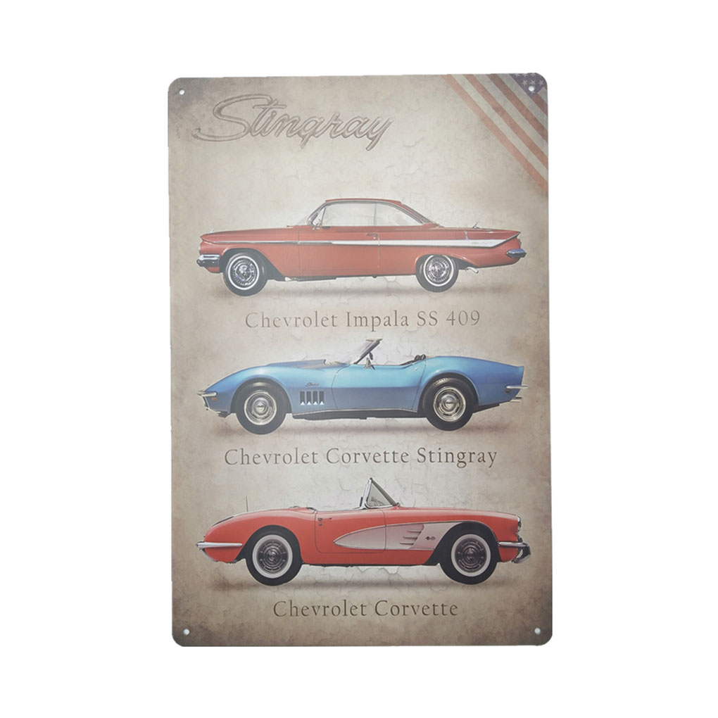 Vintage Retro Iron Wall Decors Car Motorcycle Poster Sign Plaque Home Livingroom - Picture 18 of 23