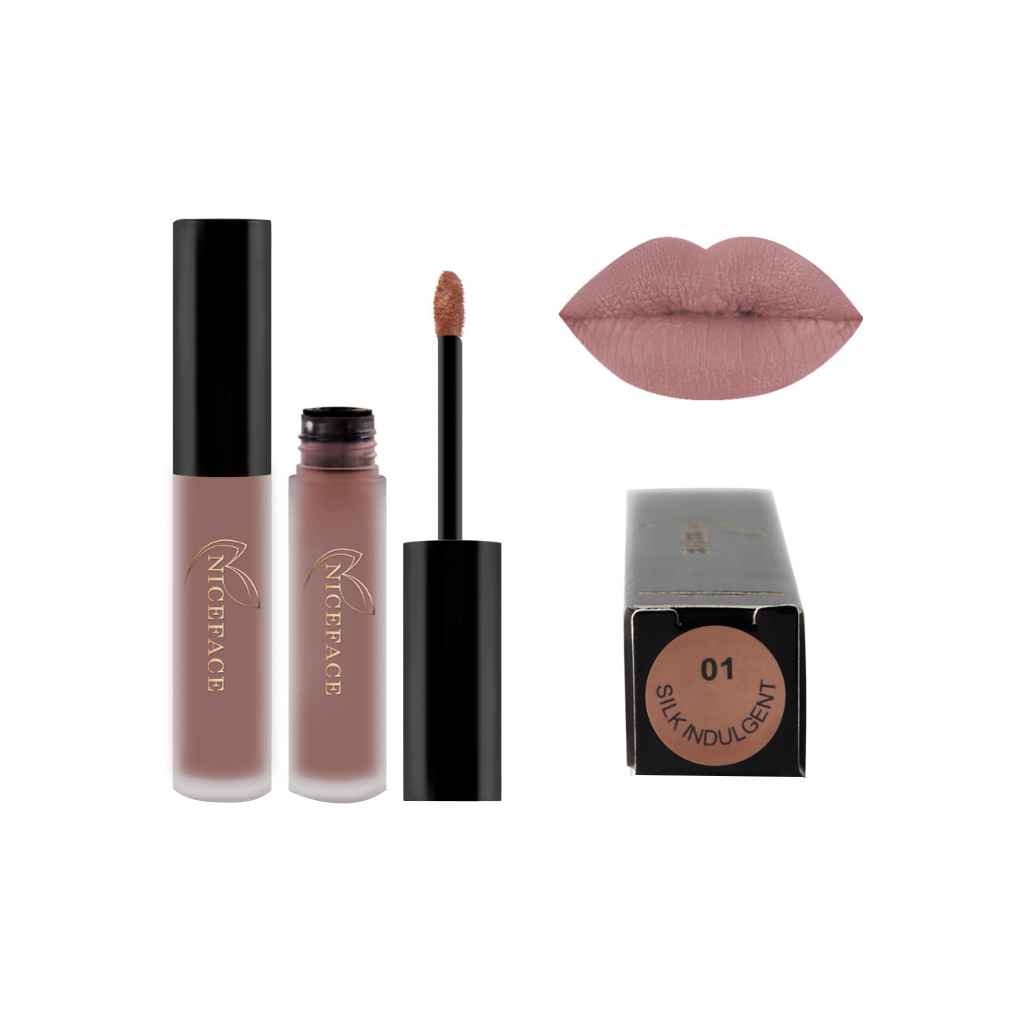 1/2/3 NICEFACE 26 Colors Lip Gloss Waterproof Matt Matte Long Lasting Lips - Picture 15 of 27