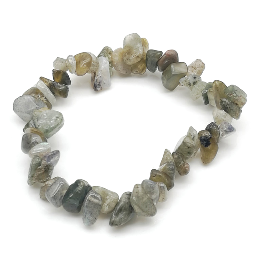 Jewelry Crystal Wristband Strand Handmade Natural Stone Bracelet Beaded Gravel - Picture 17 of 19