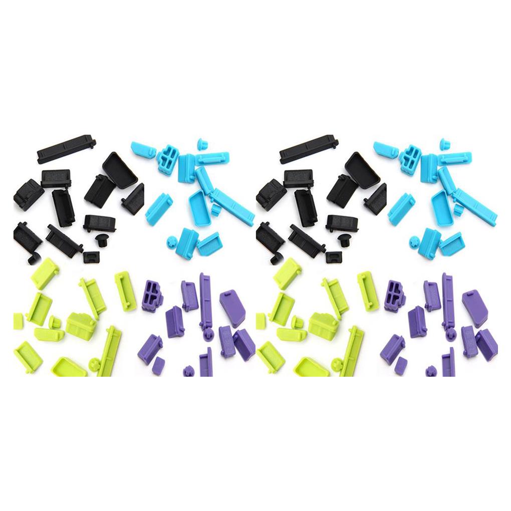 1/2/3 13X Laptop Silicone Plug Port Cover Ports Stopper Anti-poussière - 第 12/13 張圖片