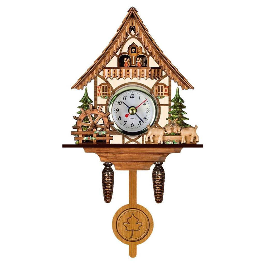 Clock Bird Scandinavian Style Wall-mounted Wall Decoration Home Decor Bedroom