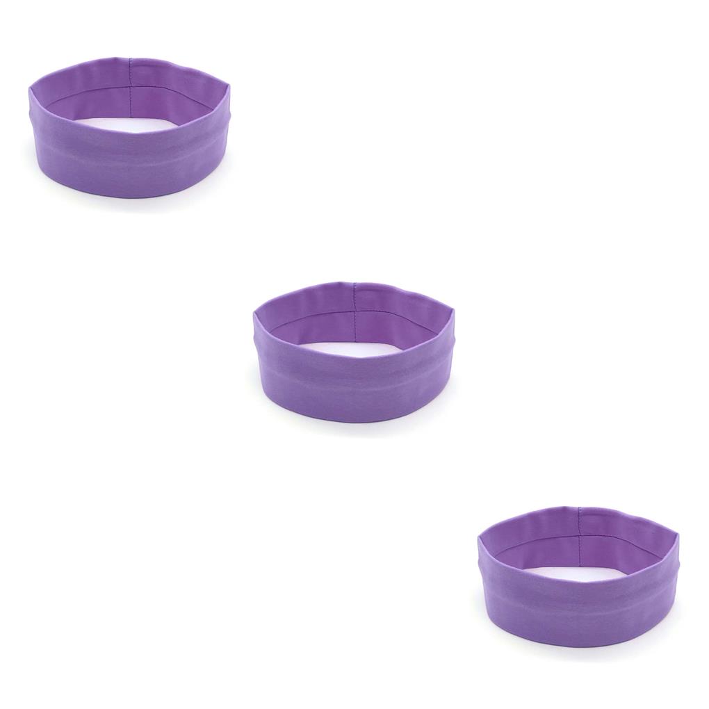 1/2/3 Yoga Running Headband Hair Ties Assorted Colors for Tennis Basketball - Picture 20 of 75