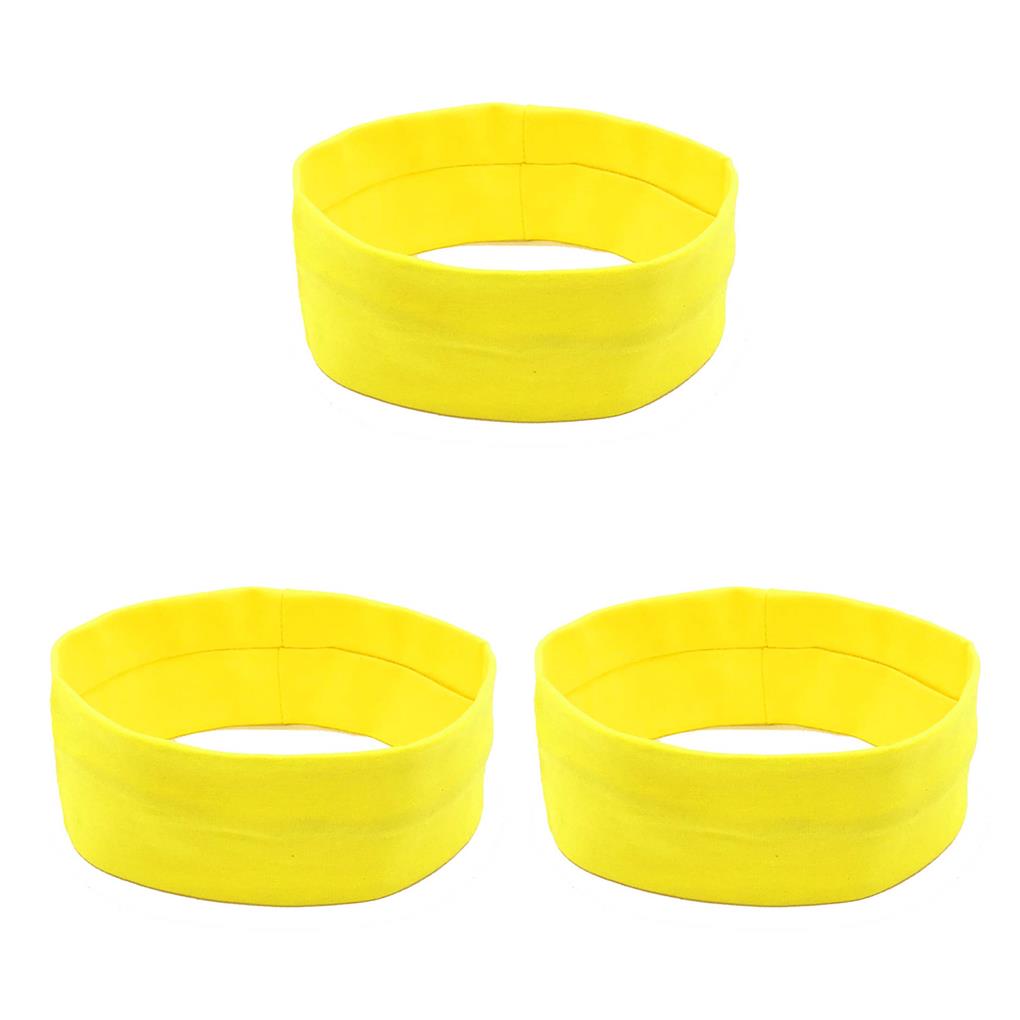 1/2/3 Yoga Running Headband Hair Ties Assorted Colors for Tennis Basketball - Picture 28 of 75