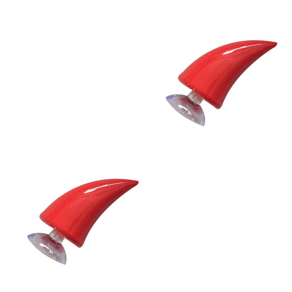 1/2/3 Horn Angle Horns Suction Cups Headwear Accessories Motorbike Horns - Picture 15 of 18