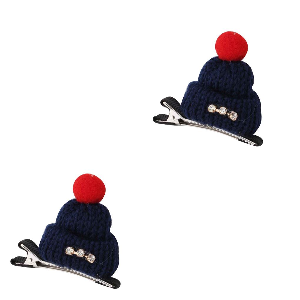 1/2/3 Cap Shaped Hat Hair Clips Hair Accessories Head Wear Knitted Hairpins - Picture 13 of 24
