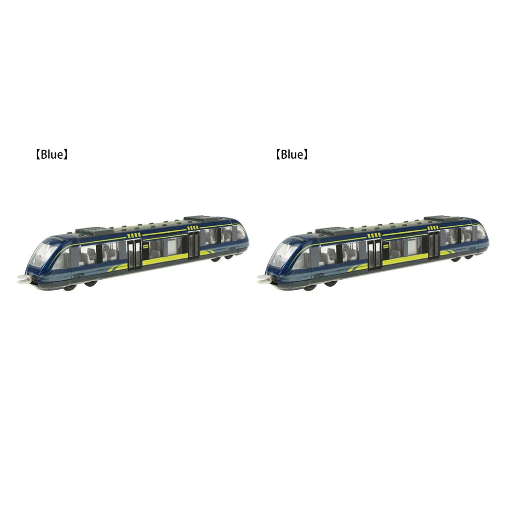 1/2/3 Train Jouet Mini Simulation Métro Modèle Inertie Coulissant Alliage En - Foto 14 di 18