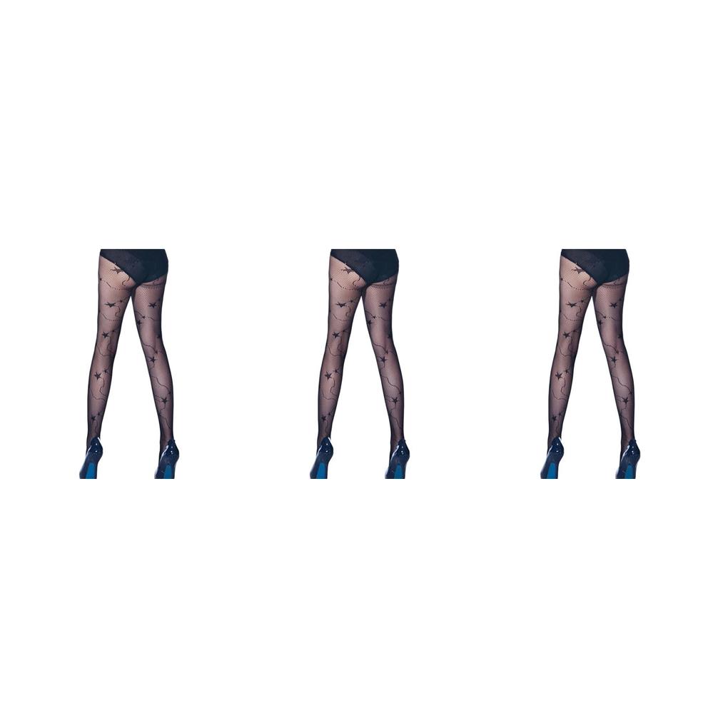 1/2/3 Womens Mesh Flower Pattern Stockings Lace Hollow Pantyhose Tights - Picture 7 of 37