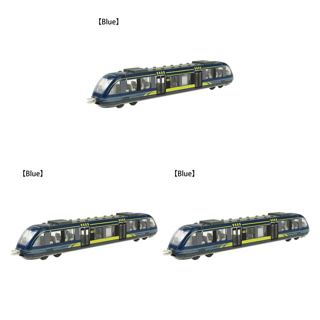 1/2/3 Train Jouet Mini Simulation Métro Modèle Inertie Coulissant Alliage En - Foto 15 di 18