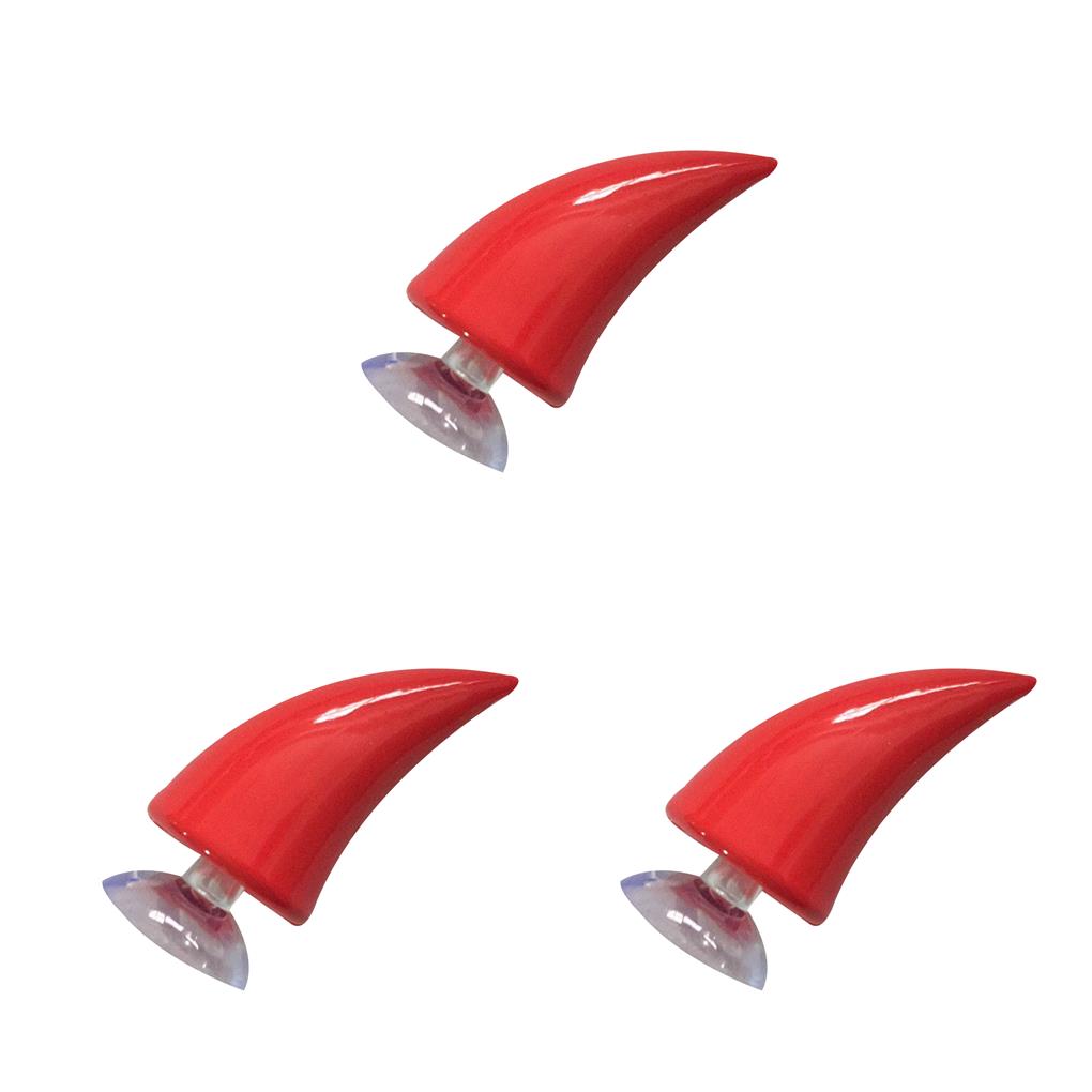1/2/3 Horn Angle Horns Suction Cups Headwear Accessories Motorbike Horns - Picture 16 of 18