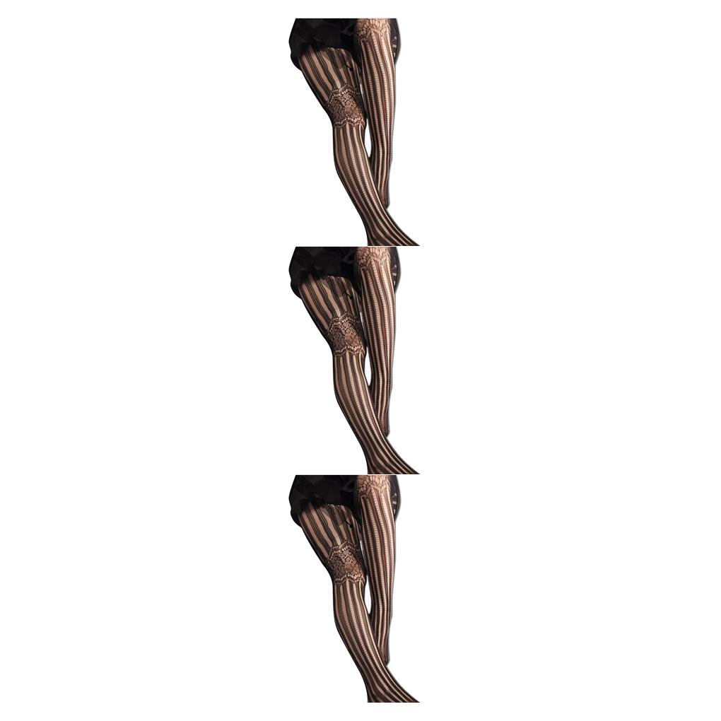 1/2/3 Womens Mesh Flower Pattern Stockings Lace Hollow Pantyhose Tights - Picture 16 of 37