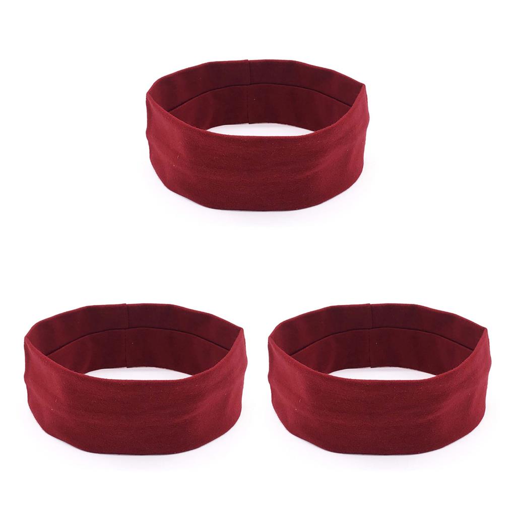 1/2/3 Yoga Running Headband Hair Ties Assorted Colors for Tennis Basketball - Picture 44 of 75