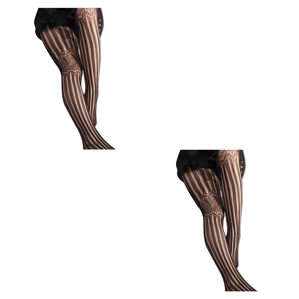 1/2/3 Womens Mesh Flower Pattern Stockings Lace Hollow Pantyhose Tights - Picture 24 of 37