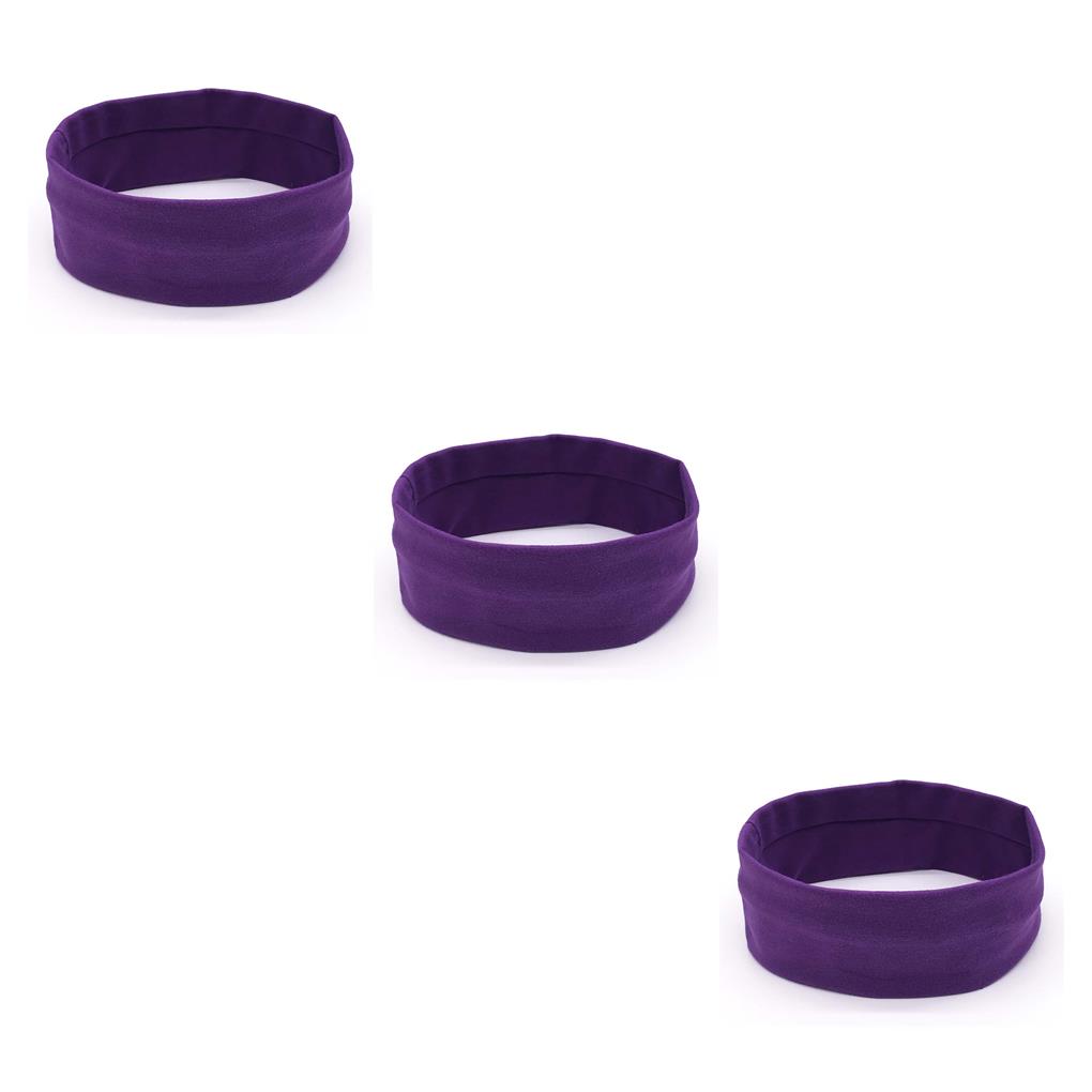 1/2/3 Yoga Running Headband Hair Ties Assorted Colors for Tennis Basketball - Picture 46 of 75