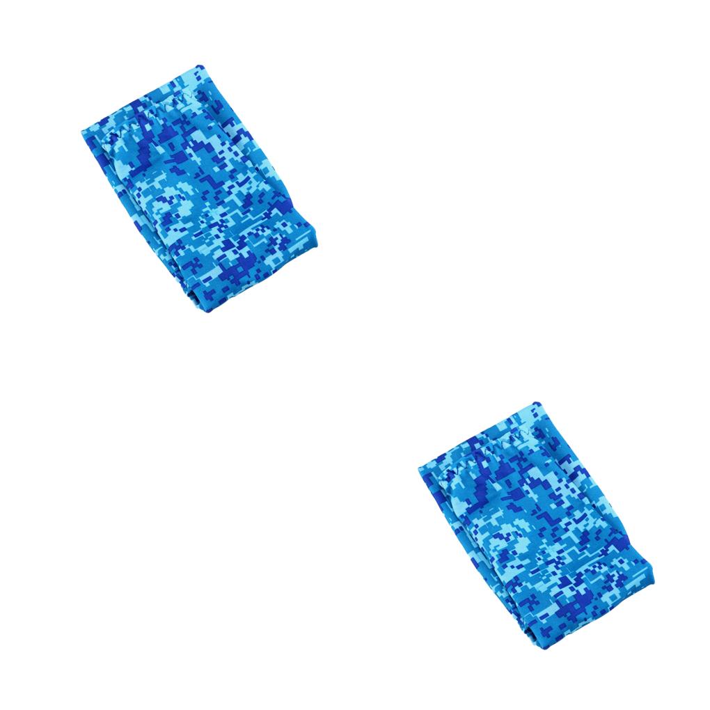 1/2/3 Arm Sleeves Sun UV Protection Summer Warmer Ice Silk Cycling Basketball - Bild 16 von 28