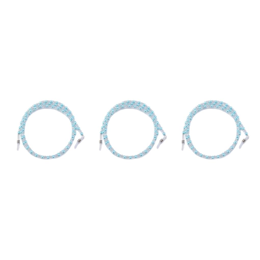 1/2/3 Eyeglasses Chain Fashion Decor Accessory Beads Cords Sunglasses Cord - Picture 14 of 19