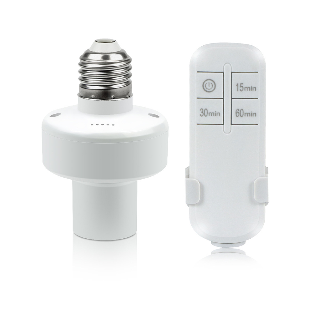 E26 E27 Lamp Holder Wireless Remote Control Light Base Socket Lampholder - Picture 12 of 12