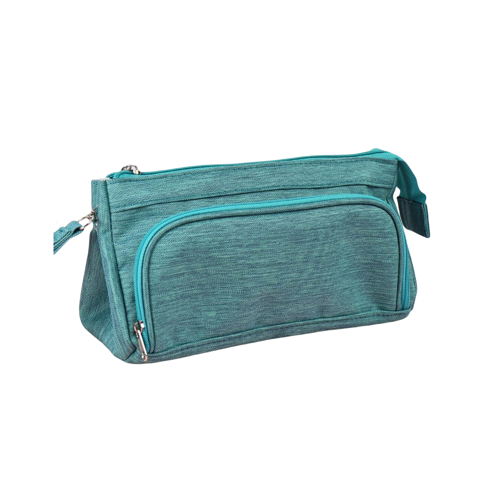 Canvas Pencil Bag Large Capacity Case Pouch Holder Zipper Stationery Storage - Picture 9 of 11