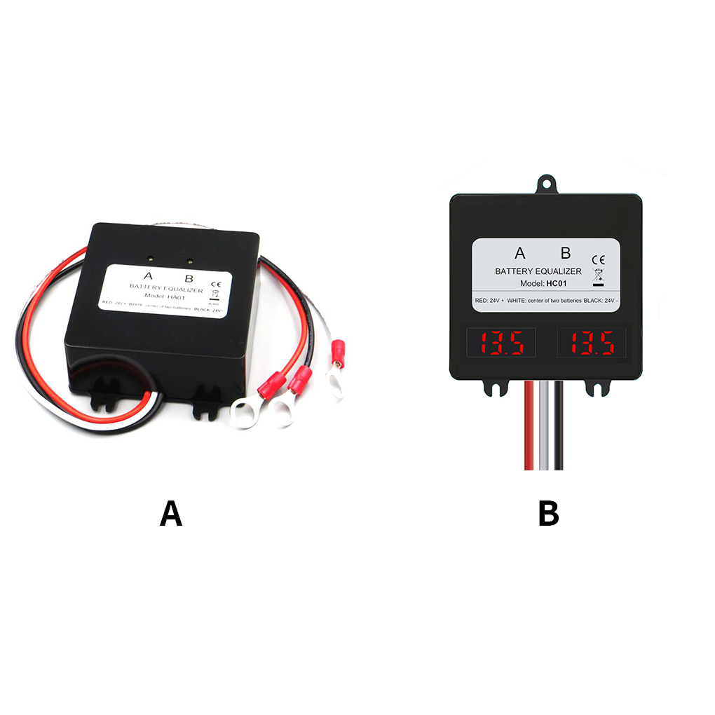 BATTERY EQUALIZER BLACK Charging Voltage Balancer Electric Solar Panel ...