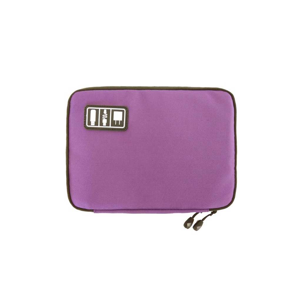 Nylon Data Cable Organizer Rectangular Card Reader USB Drive Storage Bag - Picture 24 of 27