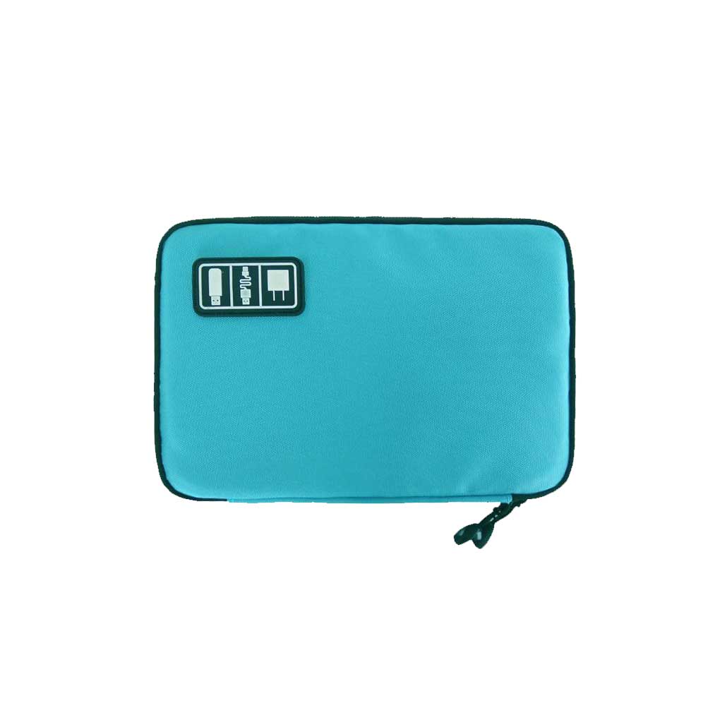 Nylon Data Cable Organizer Rectangular Card Reader USB Drive Storage Bag - Picture 13 of 27