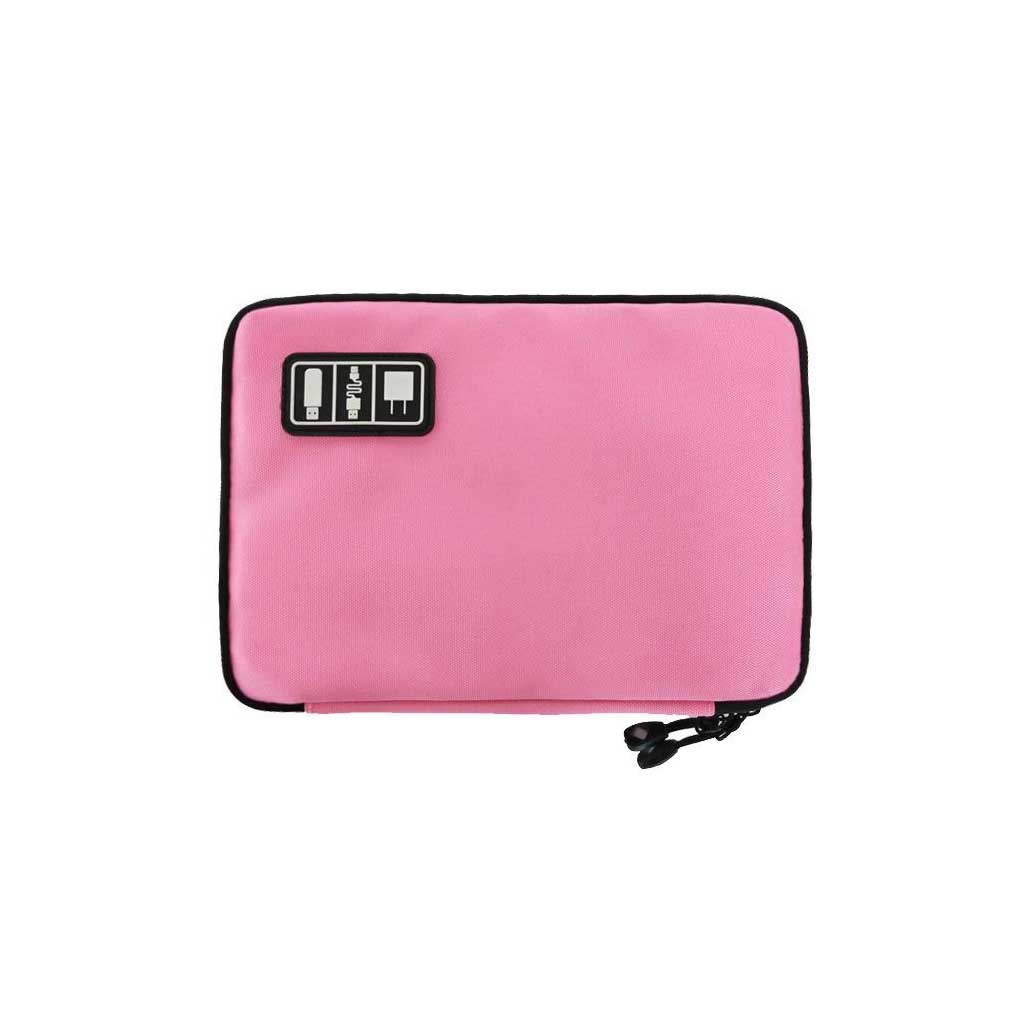 Nylon Data Cable Organizer Rectangular Card Reader USB Drive Storage Bag - Picture 25 of 27