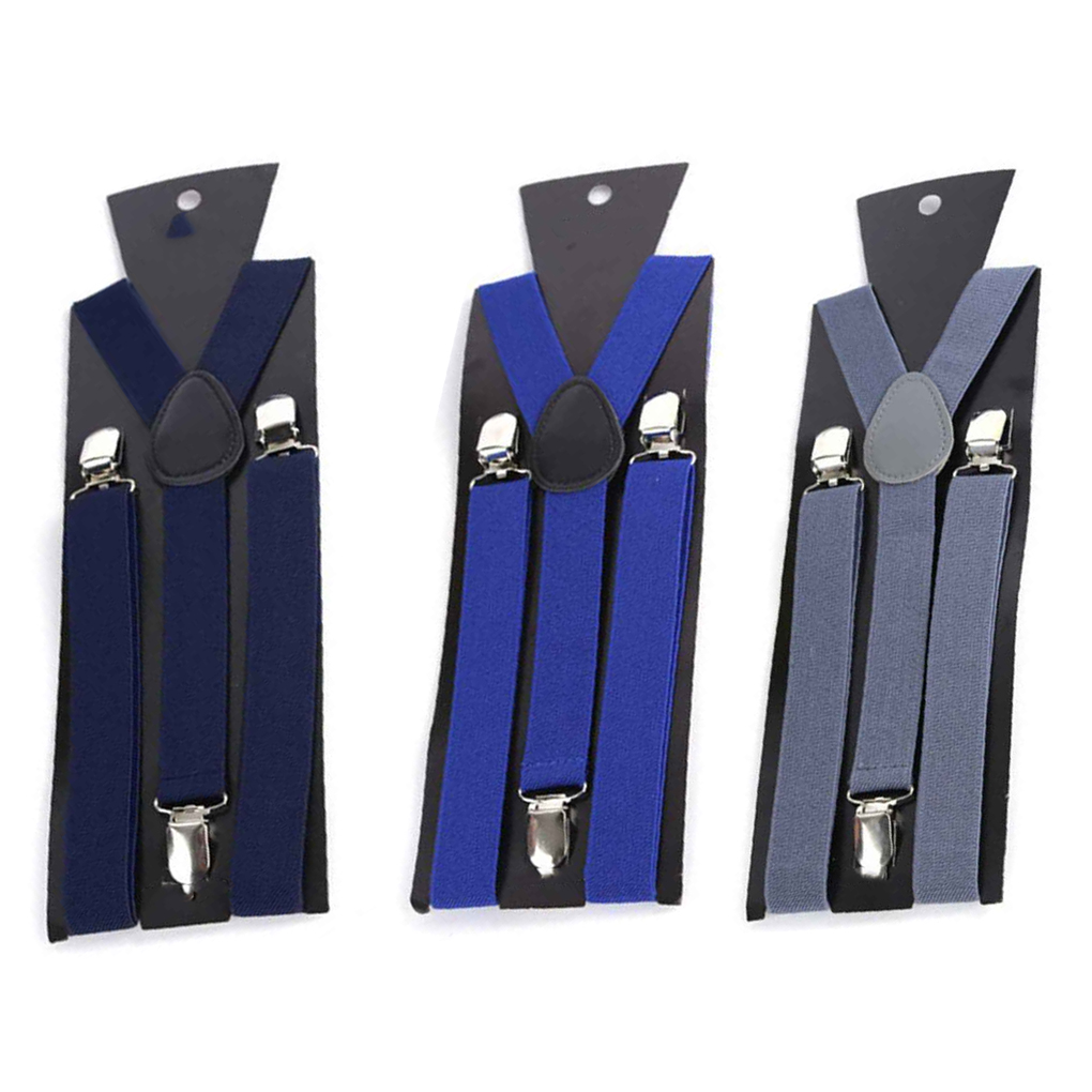 Fashion Unisex Elastic Y-Shape Braces Mens Womens Adjustable Clip-on Suspenders - Picture 8 of 11
