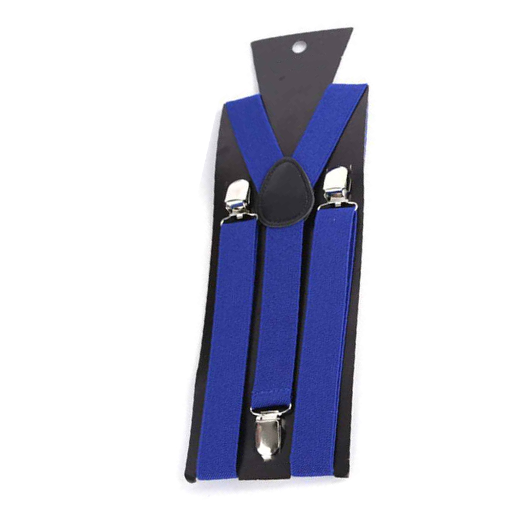 Fashion Unisex Elastic Y-Shape Braces Mens Womens Adjustable Clip-on Suspenders - Picture 11 of 11