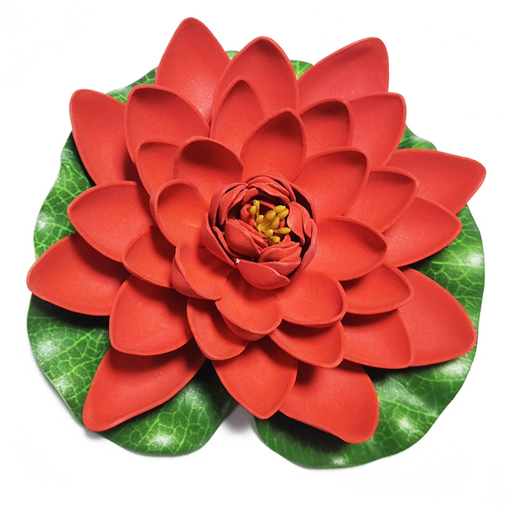 EVA Artificial Lotus Decorative Park Pool Photography Fake Flower - Picture 13 of 16