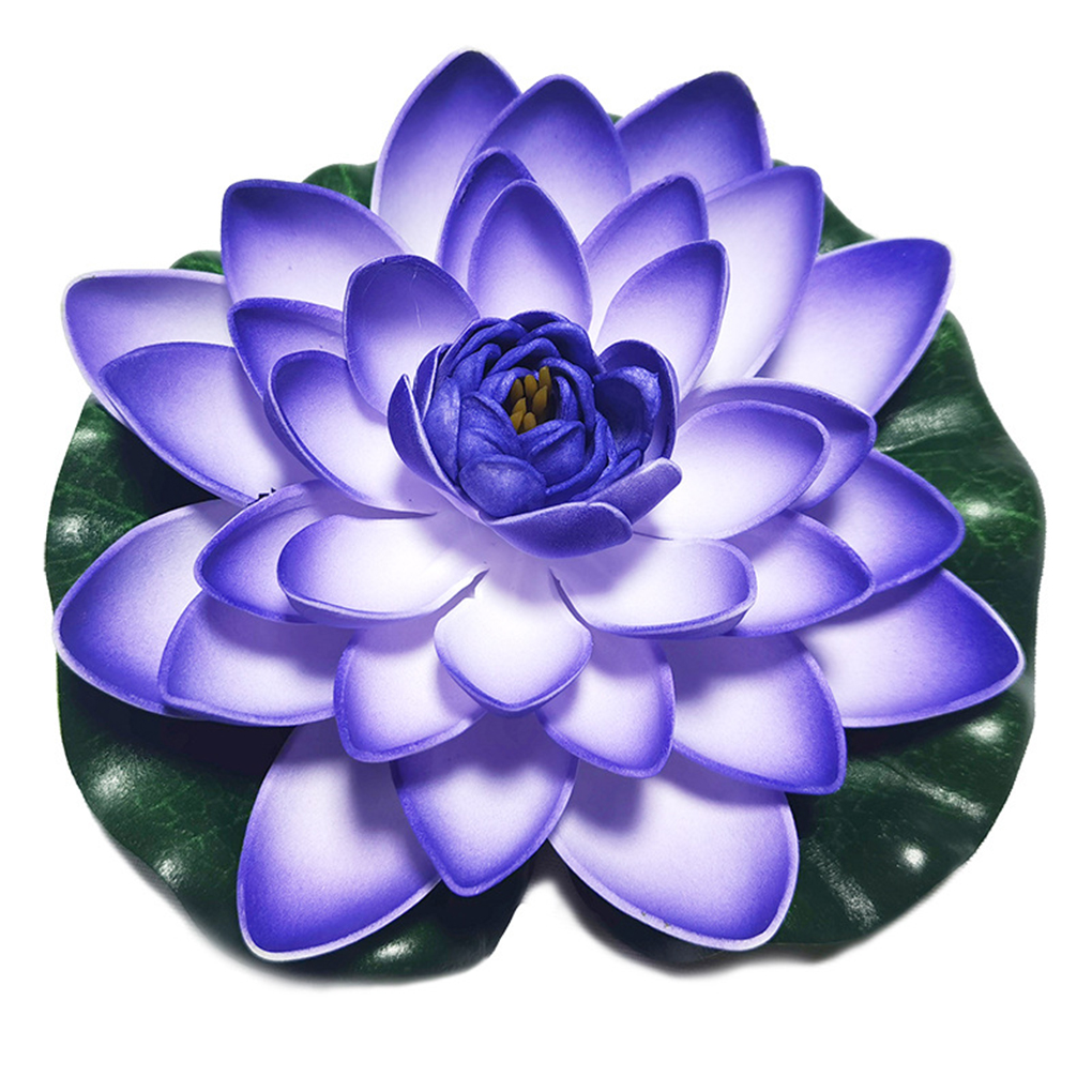 EVA Artificial Lotus Decorative Park Pool Photography Fake Flower - Picture 8 of 16
