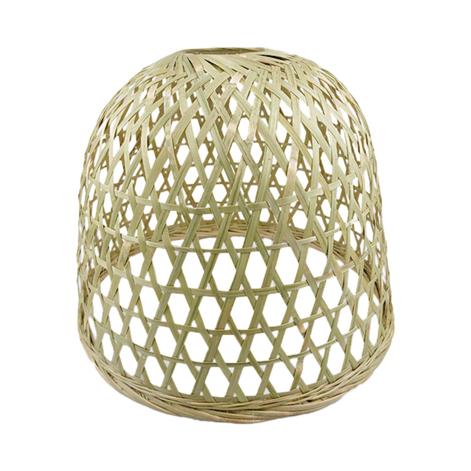 1/2/3 Bamboo Wicker Rattan Shade Pendant Light Fixtures Hanging Ceiling Lamp - Picture 15 of 16